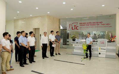 Grand opening automatic Book Drop 24/7 system, Vietnam National University