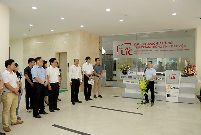 Grand opening automatic Book Drop 24/7 system, Vietnam National University