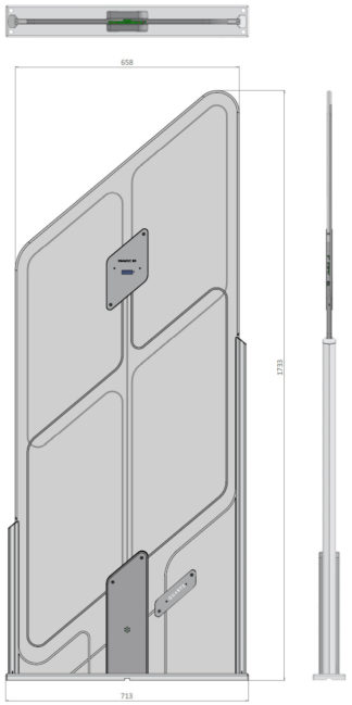 Quartz RFID sistema de detección de seguridad